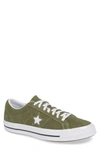 Converse One Star Low Top Sneaker In Field Surplus Green Canvas