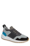 Buscemi Ventura Retro Sneaker In Grey