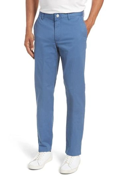 Bonobos Tailored Fit Washed Stretch Cotton Chinos In Blue Horizon