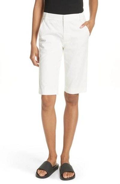 Vince Bermuda Shorts In Off White