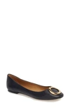 Tory Burch Caterina Ballet Flat In Perfect Navy