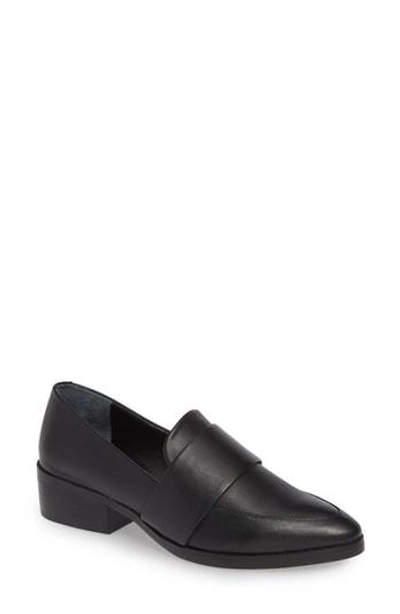 Tony Bianco Mayfair Loafer In Black Leather