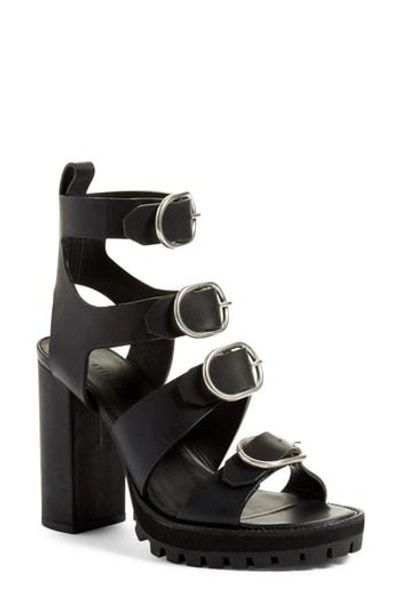 ALLSAINTS OSUNA BLOCK HEEL SANDAL WF022L