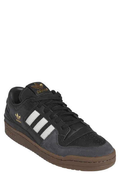 Adidas Originals Forum 84 Low Basketball Sneaker In Cblack/ivory/gum5