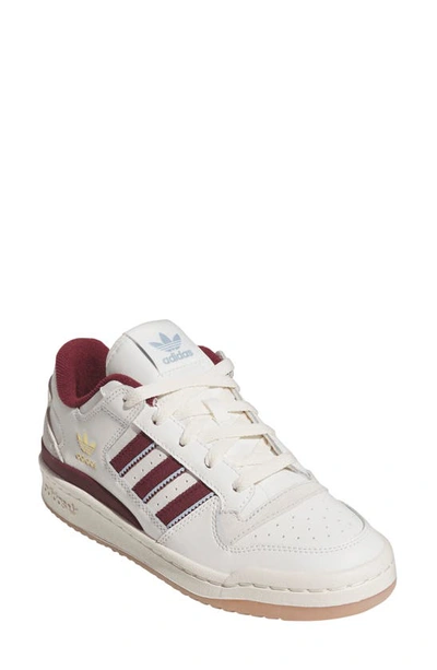 Adidas Originals Forum Low Sneaker In Cloud/ Red/ Cream