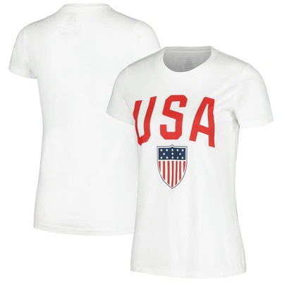 Outerstuff White Team Usa Shield T-shirt