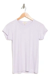 Rag & Bone The Slub Organic Pima Cotton T-shirt In Lilac