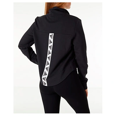 Adidas Originals Adidas Sport 2 Street Funnel-neck French Terry Cropped Sweatshirt In Black