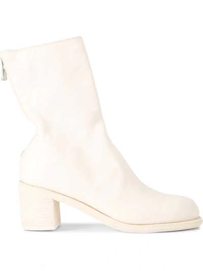 Guidi Ankle Boots In White