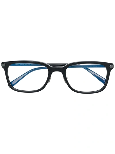 Brioni Rectangular Frame Glasses In Black