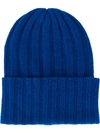 The Elder Statesman Knit Cap - Blue