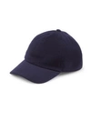 Saks Fifth Avenue Collection Baseball Hat With Ear Flaps In Navy