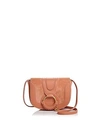 See By Chloé See By Chloe Hana Mini Suede & Leather Crossbody In Canyon Sun Peach/gold