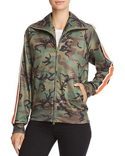 Pam & Gela Camo Track Jacket In Army Camo