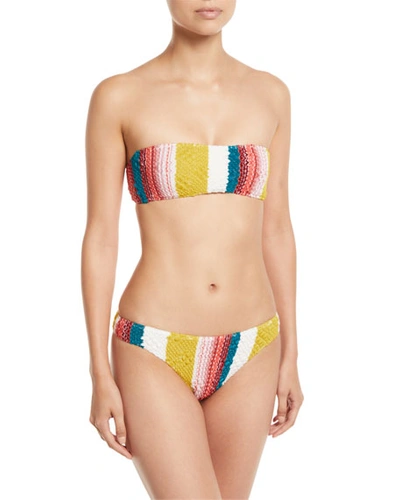Missoni Striped Bandeau Two-piece Bikini Set In Multi