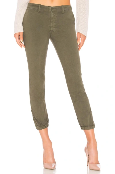 Velvet By Graham & Spencer Margot Military Pant In Green