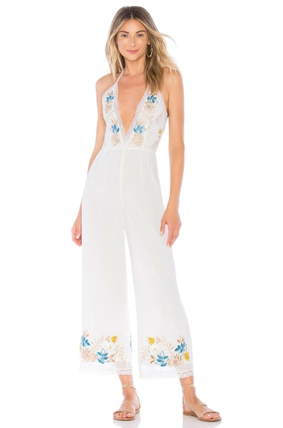 House Of Harlow 1960 X Revolve Monet Jumpsuit In Ivory