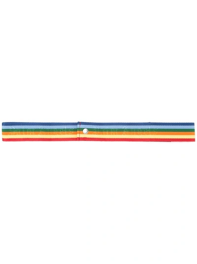 Palm Angels Rainbow Belt In Multicolour
