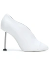 Victoria Beckham Pin Leather Pumps In White