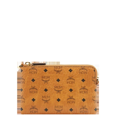 Mcm Crossbody Tech Pouch In Visetos Original In Co