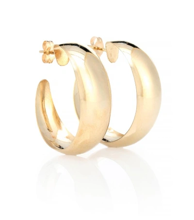 Loren Stewart Dome Hoops 10kt Gold Earrings