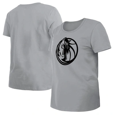 New Era Grey Dallas Mavericks 2023/24 City Edition T-shirt