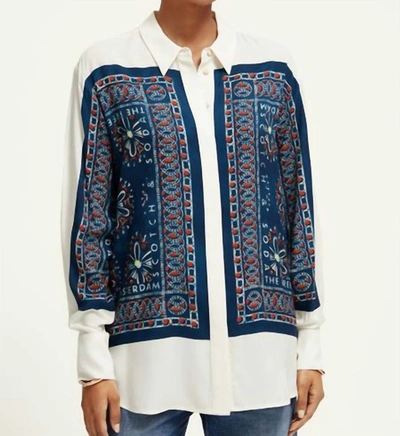 SCOTCH & SODA RELAXED FIT SHIRT IN BANDANA PRINT 