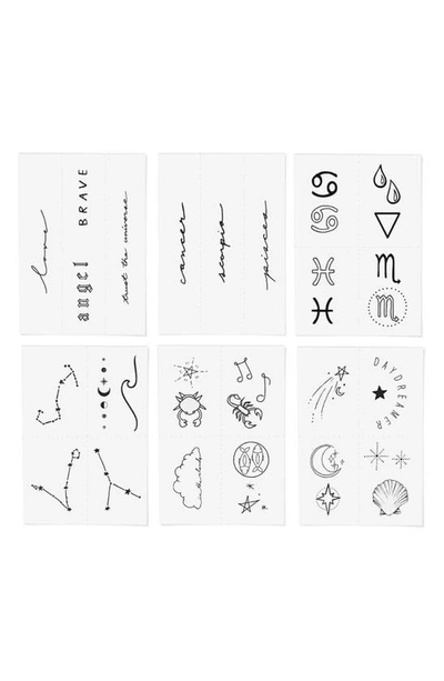 Inked By Dani Water Zodiac Temporary Tattoos In White