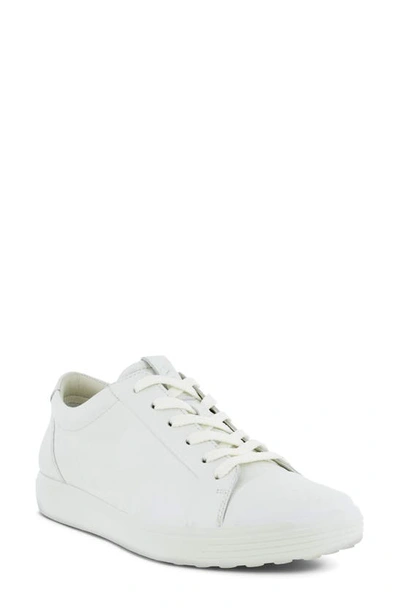 Ecco Soft 7 Mono 2.0 Sneaker In White Leather