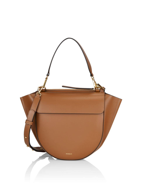 Wandler Oscar suede shoulder bag - Yellow