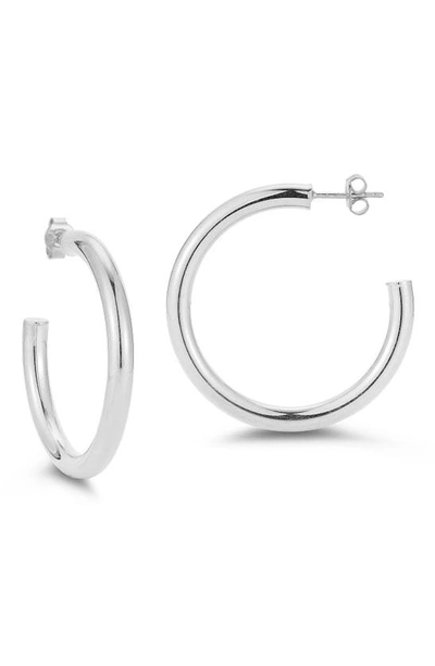 Glaze Jewelry Sterling Silver Hoop Earrings