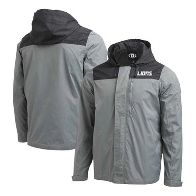 Nfl X Darius Rucker Collection By Fanatics Gray Detroit Lions Domestic Windbreaker Full-zip Jacket