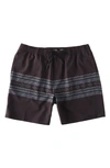 Billabong Surftrek Elastic Waist Shorts In Phantom