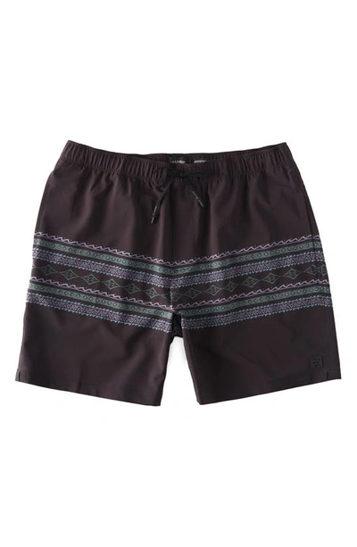 Billabong Surftrek Elastic Waist Shorts In Phantom