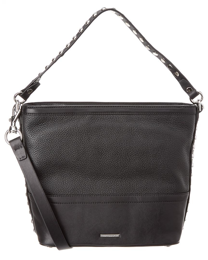 Rebecca Minkoff Blythe Small Leather Convertible Hobo In Nocolor | ModeSens
