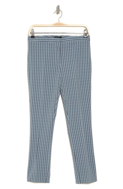 Theory Classic Stripe Skinny Pants In Blue Midnight Multi