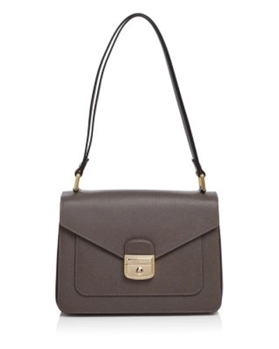 Longchamp Le Pliage Heritage Shoulder Bag In Terra/gold | ModeSens