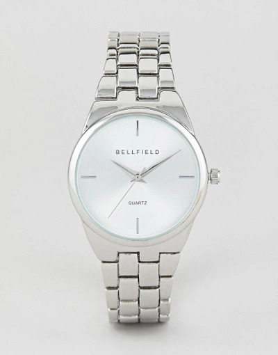 Bellfield Silver Plated Watch - Silver