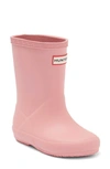 Hunter Kids' First Classic Rain Boot In Purring Pink