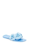 Jeffrey Campbell Fleuris Jelly Flip Flop In Blue Combo