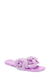 Jeffrey Campbell Fleuris Jelly Flip Flop In Lilac Combo