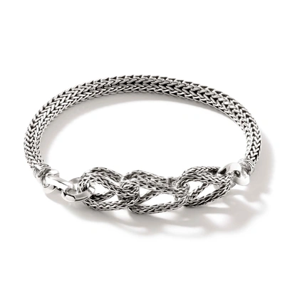 John Hardy Asli Link Station Bracelet In Silver-tone