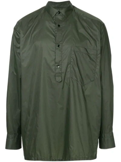 Kolor Chest Pocket Shirt Jacket - Green