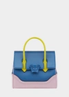 Versace Palazzo Empire Medium Bag In Blue