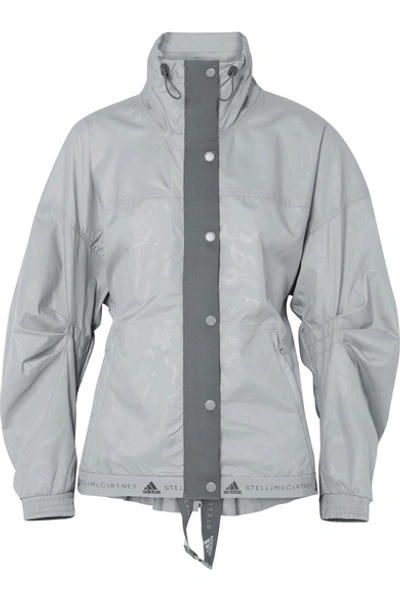 Adidas By Stella Mccartney Run Wind Shell Jacket In Gray