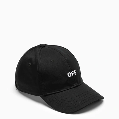 Off-white Off White™ Black Baseball Cap With Logo