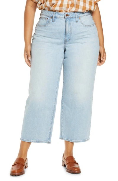 Madewell The Perfect Vintage Wide Leg Crop Jean In Edmunds Wash