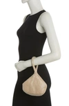 Jessica Mcclintock Staci Beaded Mesh Wristlet In 39-lt Gold