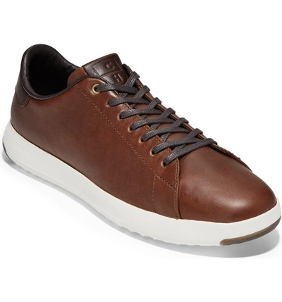 Cole Haan Grandpro Low Top Sneaker In Mesquite/ Coffee Leather