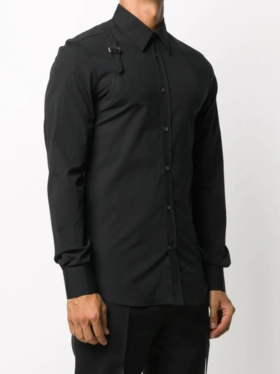 Alexander Mcqueen Black Signature Harness Shirt